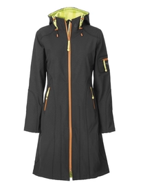 Regenjas Ilse Jacobsen Rain06B Zwart/Oranje