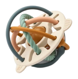 Rammelaar Liewood Baby Hakim Silicone Mix Rattle Sandy Multi Mix