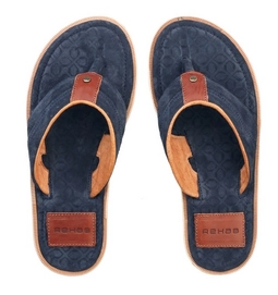 Slipper Rehab Raoul Art Deco Dark Blue
