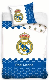Dekbedovertrek Real Madrid Blauw Wit Katoen
