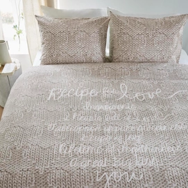 Dekbedovertrek Ariadne at Home Recipe of Love Naturel Katoen