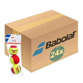 Tennisbälle Babolat Red Felt Stage 3 (Box mit 24 x 3)