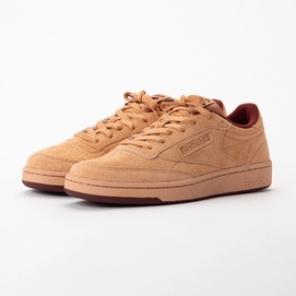 Reebok Men Club C 85 Clay Washed Clay Rich Maroon | Sneaker District