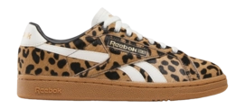 Reebok Women Club C Grounds UK Cheetah Cheetah Chalk