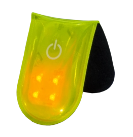 Reflecterende band WOWOW Magnetlight Yellow with Red LED