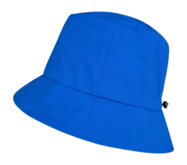 Regenhoed Happy Rainy Days Foldable Hat Royal Blue