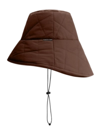 Regenhoed Maium Unisex Padded Bucket Macassar Brown
