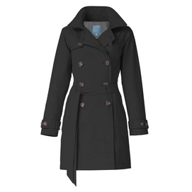 Regenjas Happy Rainy Days Trenchcoat Lucine Black