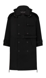 Regenjas Maium Unisex Trench Black