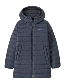 Regenjas Patagonia Kids Down Sweater Parka Smolder Blue