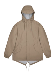 Regenjas RAINS Unisex Fishtail Jacket Beige