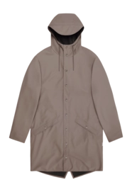 Rain Jacket RAINS Unisex Long Jacket W3 Cinder