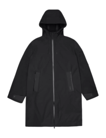 Regenjas RAINS Unisex Suva Vision Softshell Jacket Black