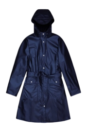 Raincoat RAINS Women Curve Long Jacket W3 Lucid