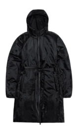 Imperméable RAINS Femme Lohja Long Insulated Curve Jacket Coal