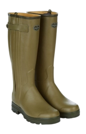 Gummistiefel  Le Chameau Chasseur Cuir Vert