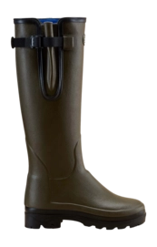 Regenlaars Le Chameau Women Vierzonord Neoprene Boot Vert Chameau / Black