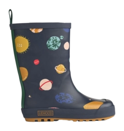 Regenlaars Liewood Kids Mason Thermo Rainboot Universe / Classic Navy