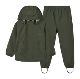 Regenpak Liewood Kids Pedia Rainwear Set Hunter Green