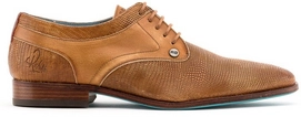 Anzugschuhe Rehab Grant Lizard Cognac Herren