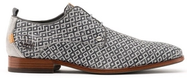 Chaussure à Lacets Rehab Greg Checker Light Grey