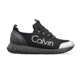 Sneaker Calvin Klein Reika Mesh Brushed Metal Black Silver Damen