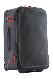 Reistas Patagonia Unisex Black Hole Wheeled Duffel 40L Smolder Blue w/Amanita Red