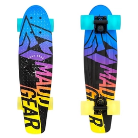 Skateboard MGP Cruiser Retro Mini Blue Yellow