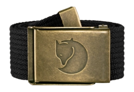 Riem Fjällräven Unisex Canvas Brass Belt Black