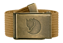 Riem Fjällräven Unisex Canvas Brass Belt Buckwheat Brown