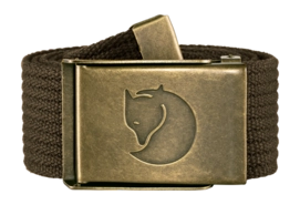 Riem Fjällräven Unisex Canvas Brass Belt Dark Olive
