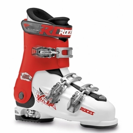 Chaussures de Ski Roces Kids Idea Free Blanc Rouge Noir