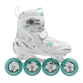 Rollers Roces Moody Girl TIF White Mint Green-Pointure 36 - 40