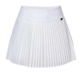 Rok Goldbergh Women Plissé White Regular Fit