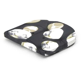 Zitkussen Hartman Blossom Black Rond (46 x 45 cm)