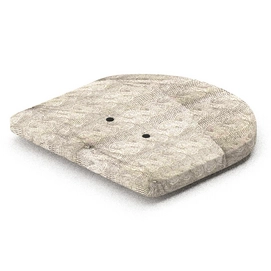 Zitkussen Hartman Cavo Grey Rond (46 x 45 cm)