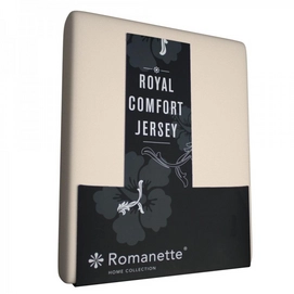 Hoeslaken Romanette Taupe (Royal Jersey)