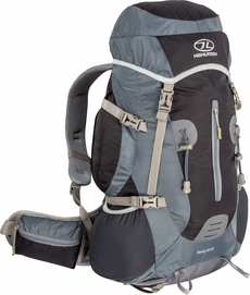 Backpack Highlander Rocky 35 + 5 Zwart Grijs
