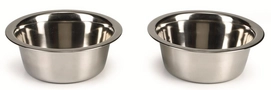 Voer- of Drinkbak Designed by Lotte Globe RVS