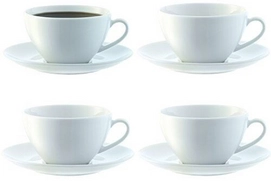 Koffiekop L.S.A. Dine met Schotel (set van 4)