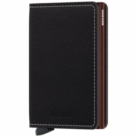 Portemonnaie Secrid Slimwallet Saffiano Brown