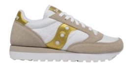 Sneaker Saucony Jazz Original White Gold Damen-Schuhgröße 39