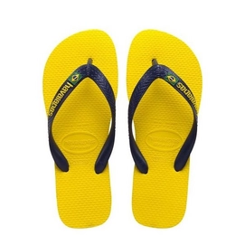 Slipper Unisex Havaianas Brasil Logo Yellow
