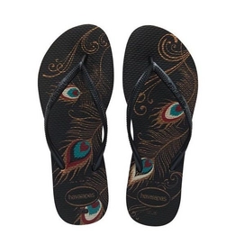 Slipper Havaianas Slim Peacock Zwart