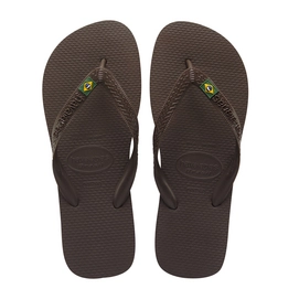 Slipper Unisex Havaianas Brasil Dark Brown