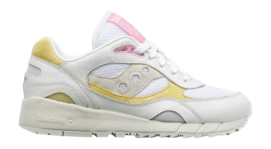 Baskets Saucony Women Shadow 6000 White Yellow-Taille 38