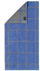Saunatuch Cawö Two-Tone Grafik Blau