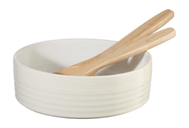 Saladeschaal ASA Selection Re:Glaze Sparkling White 25 cm