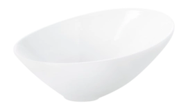 Saladeschaal ASA Selection Vongole Bowl Asymmetric White 15,5 cm