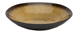Saladeschaal Serax Pure Tableware By Pascale Naessens Black Green 23,5 x 4,5 cm